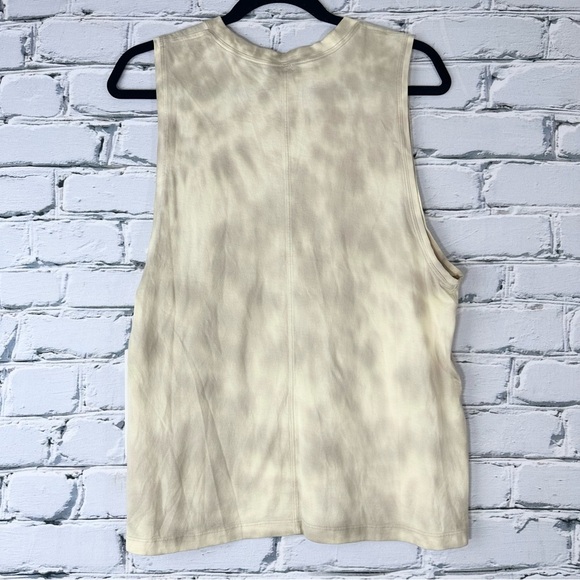 Lululemon NWT All Yours Tank Tie Dye Top Marmoleado Tie Dye Lemon Chiffon Size 4 - Picture 4 of 11